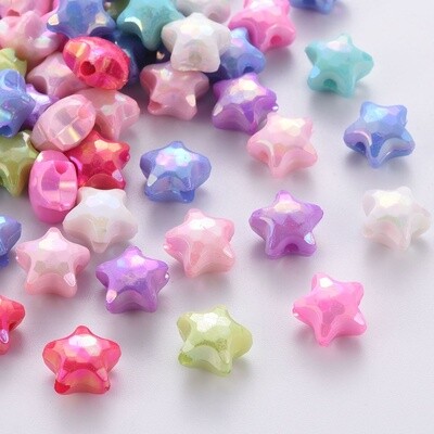 BG - Faceted Star Mixed AB 10x11mm