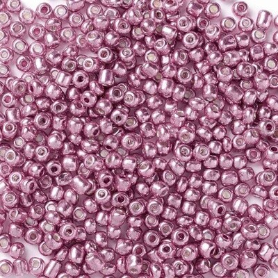 Seed Bead - Opaque Metallic Orchid 6/0 (Per 10gm)