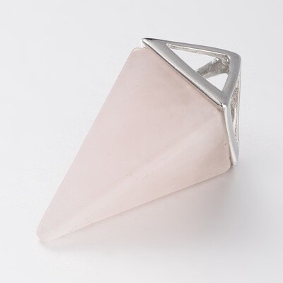 Rose Quartz Pendulum - 30x15mm