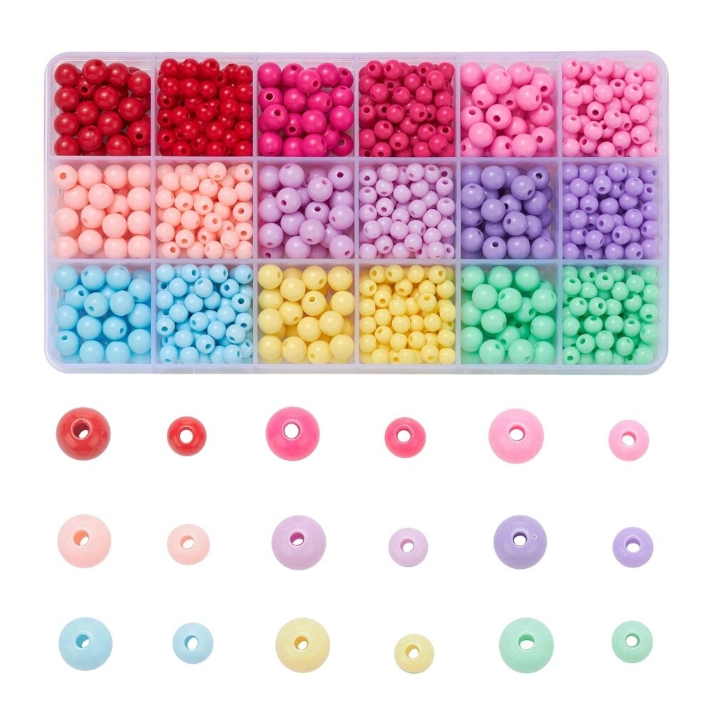 Swiftie Bead - O Round Pastels 6 &amp; 8mm