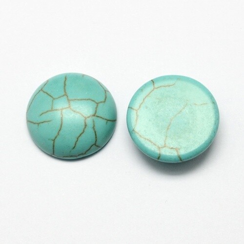 Howlite Cabochon - 14x5mm