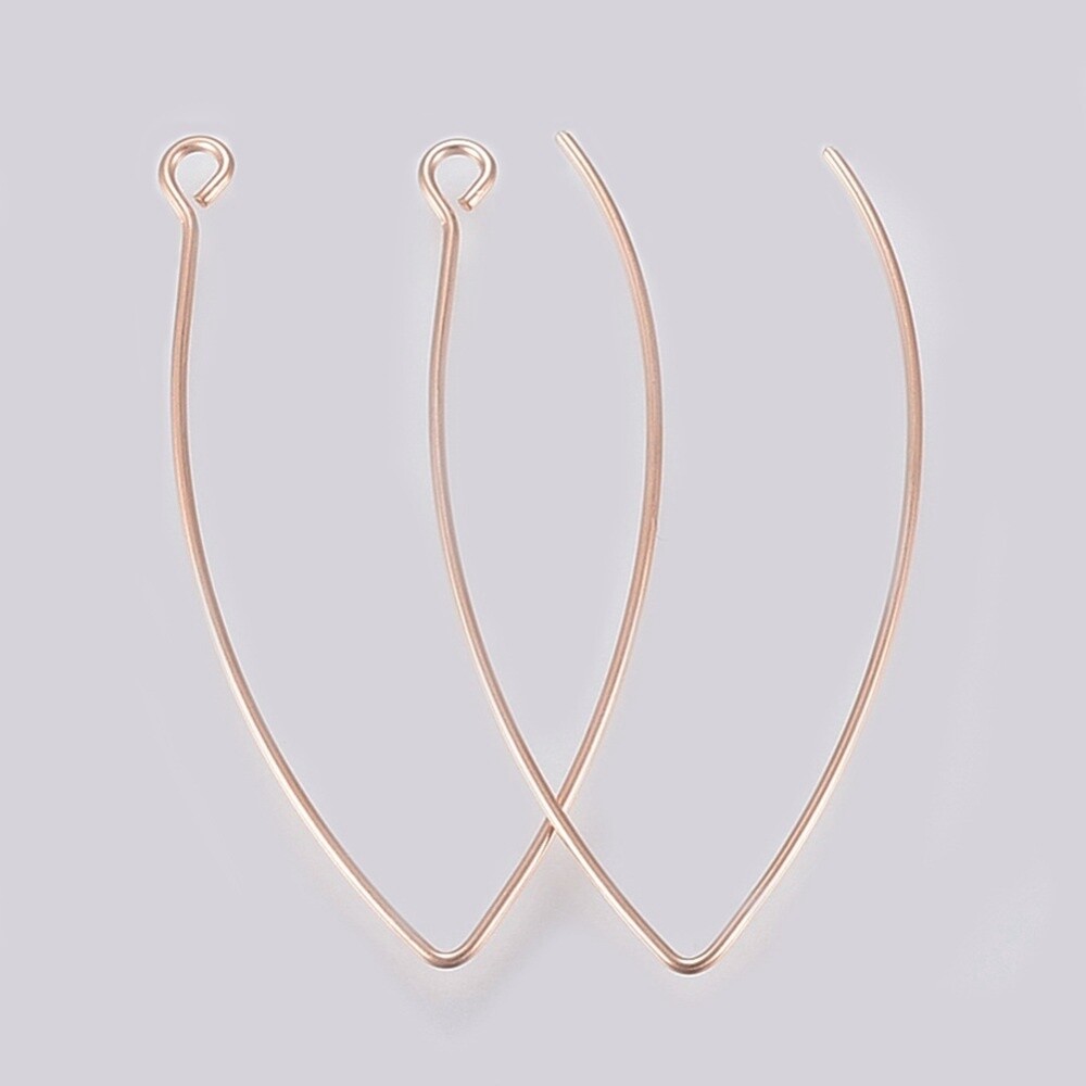 Deep V Hook - 304 SS Rose Gold 41x22mm (Pair)