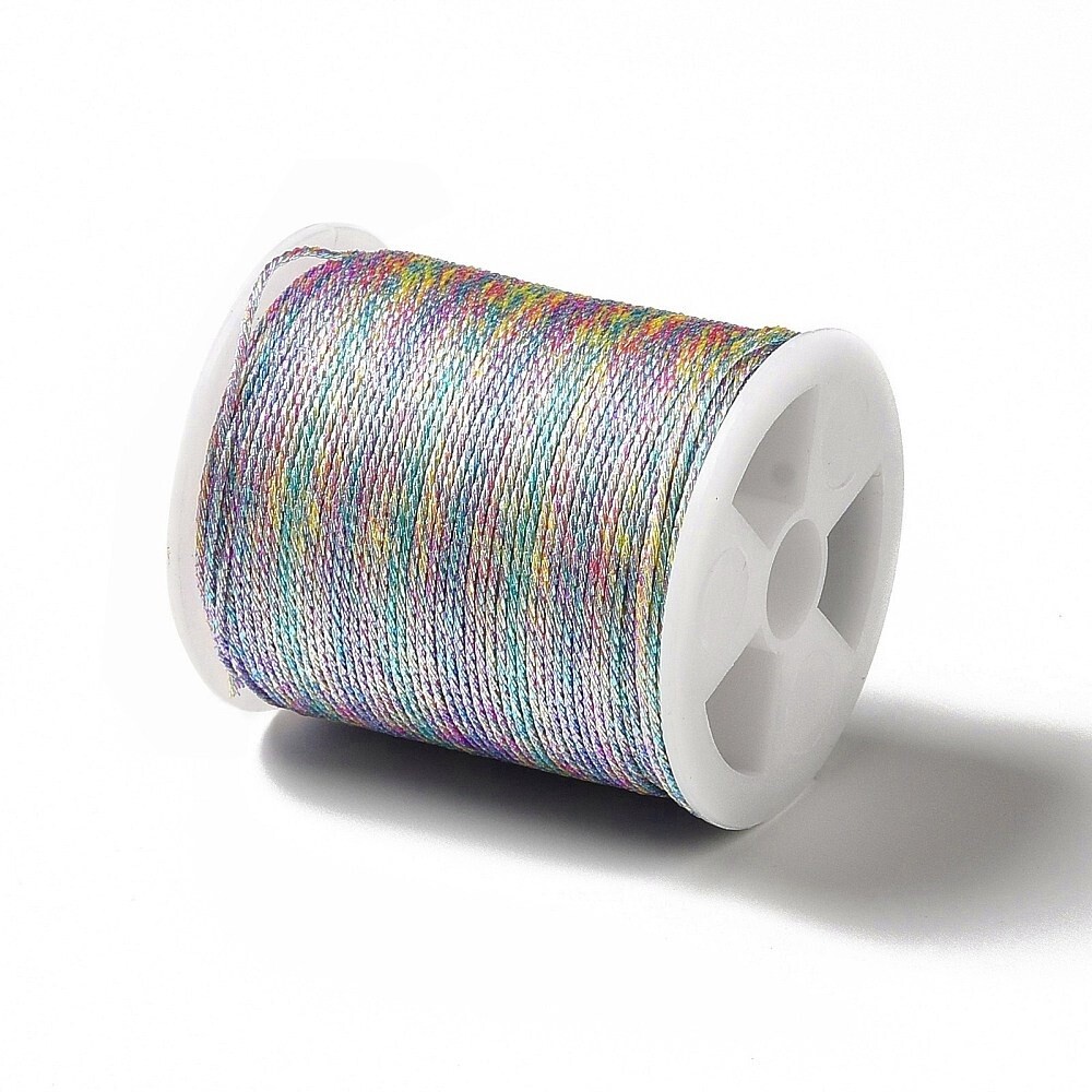 Polyester Cord - Multi Coloured 0.6mm (Per M)