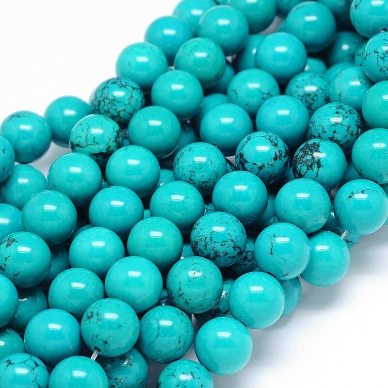 Howlite Round - 12mm
