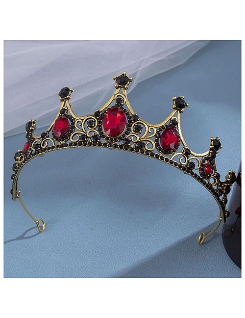 The Goth - Black &amp; Red Tiara
