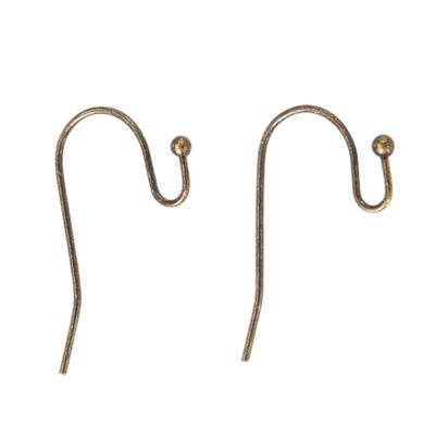 304 SS Hooks, Built In Ball - Bronze (Pair)