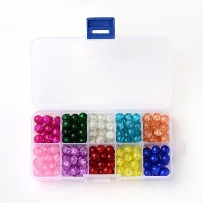 Swiftie Bead - Crackle Mix 6mm