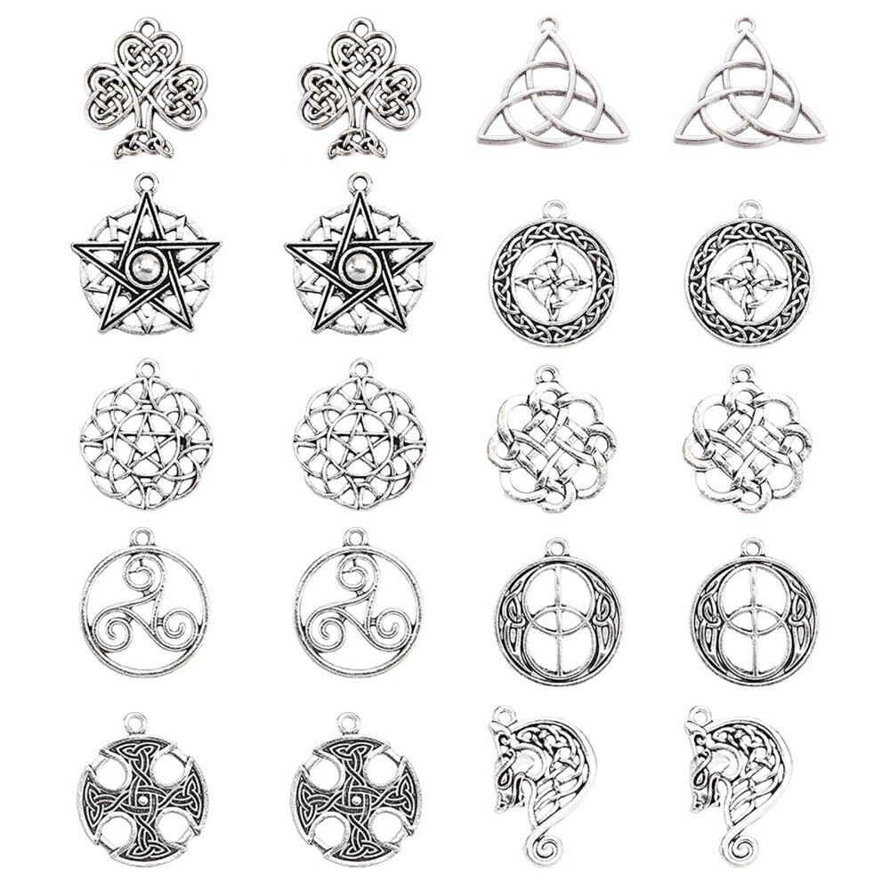Celtic Charms - Small Mix Silver