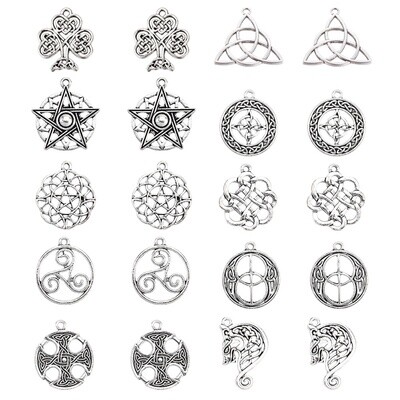 Celtic Charms - Small Mix Silver