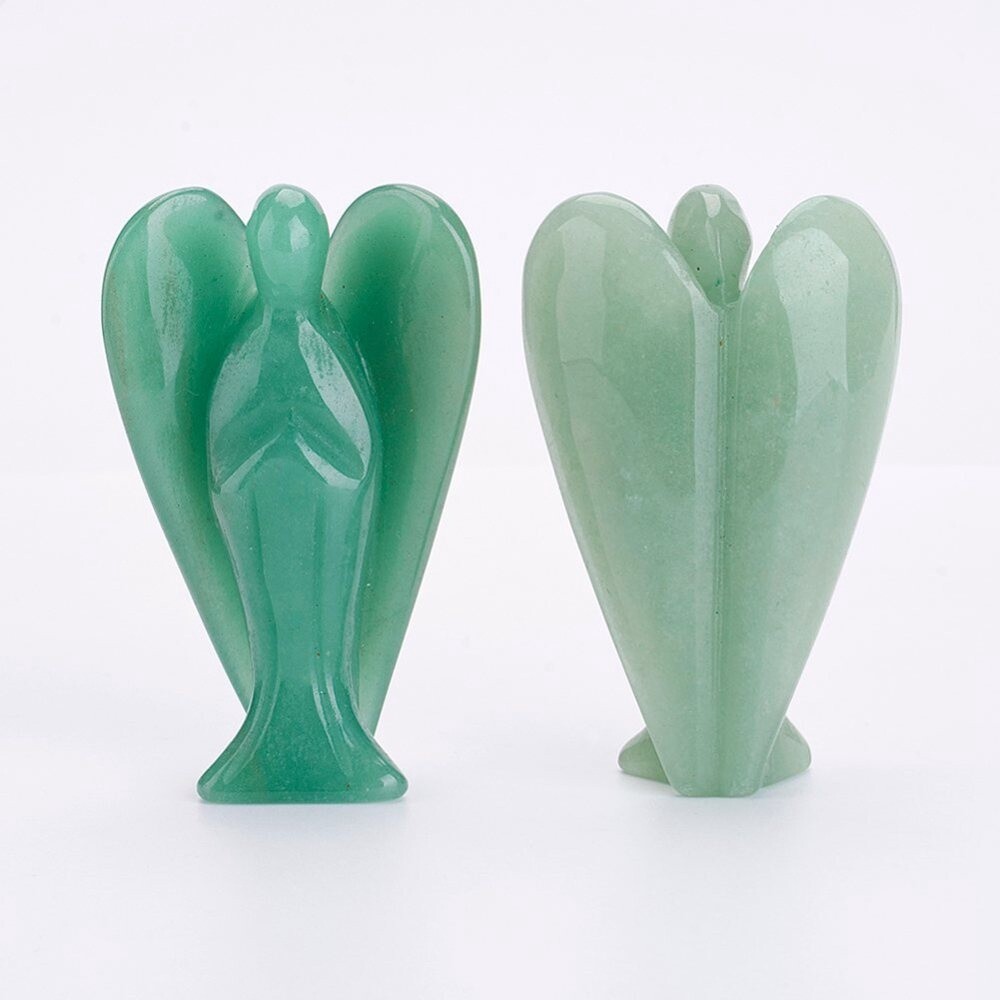 Green Aventurine Angel 38x26mm