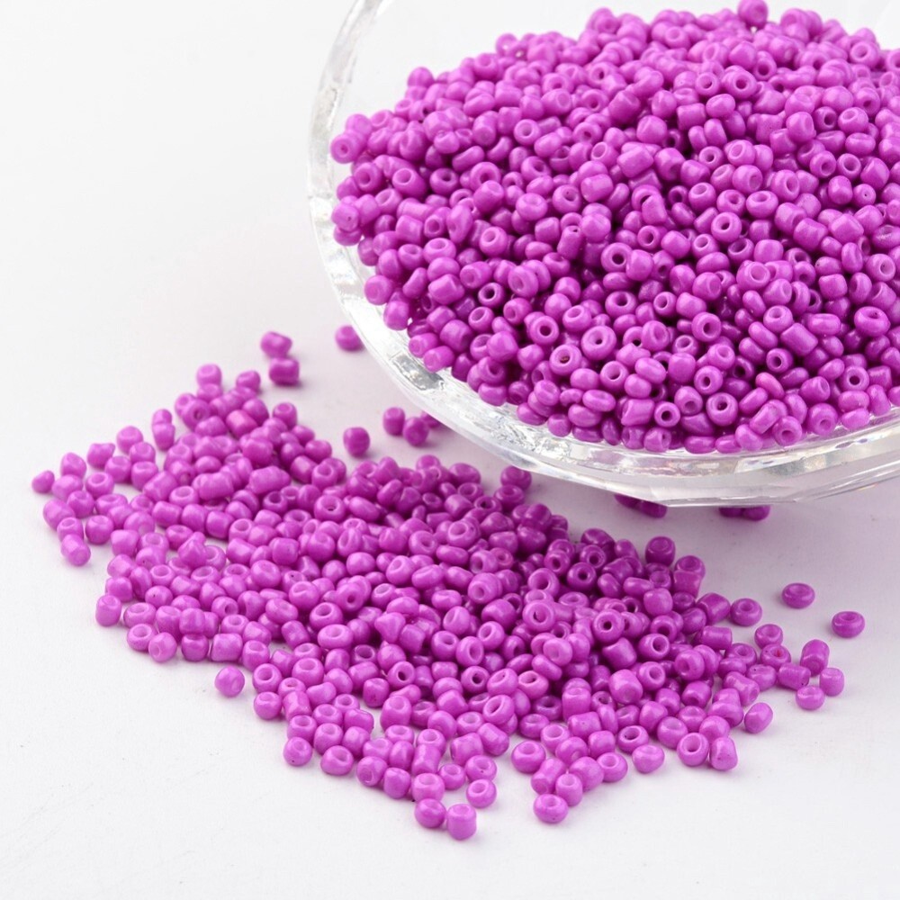 Seed Bead - Opaque Magenta 8/0
