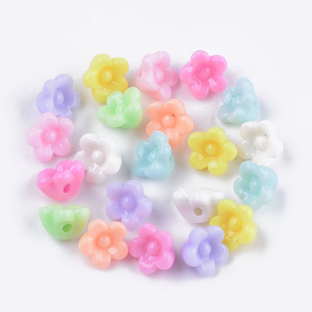 BG Flower - Pastel Mix 10mm