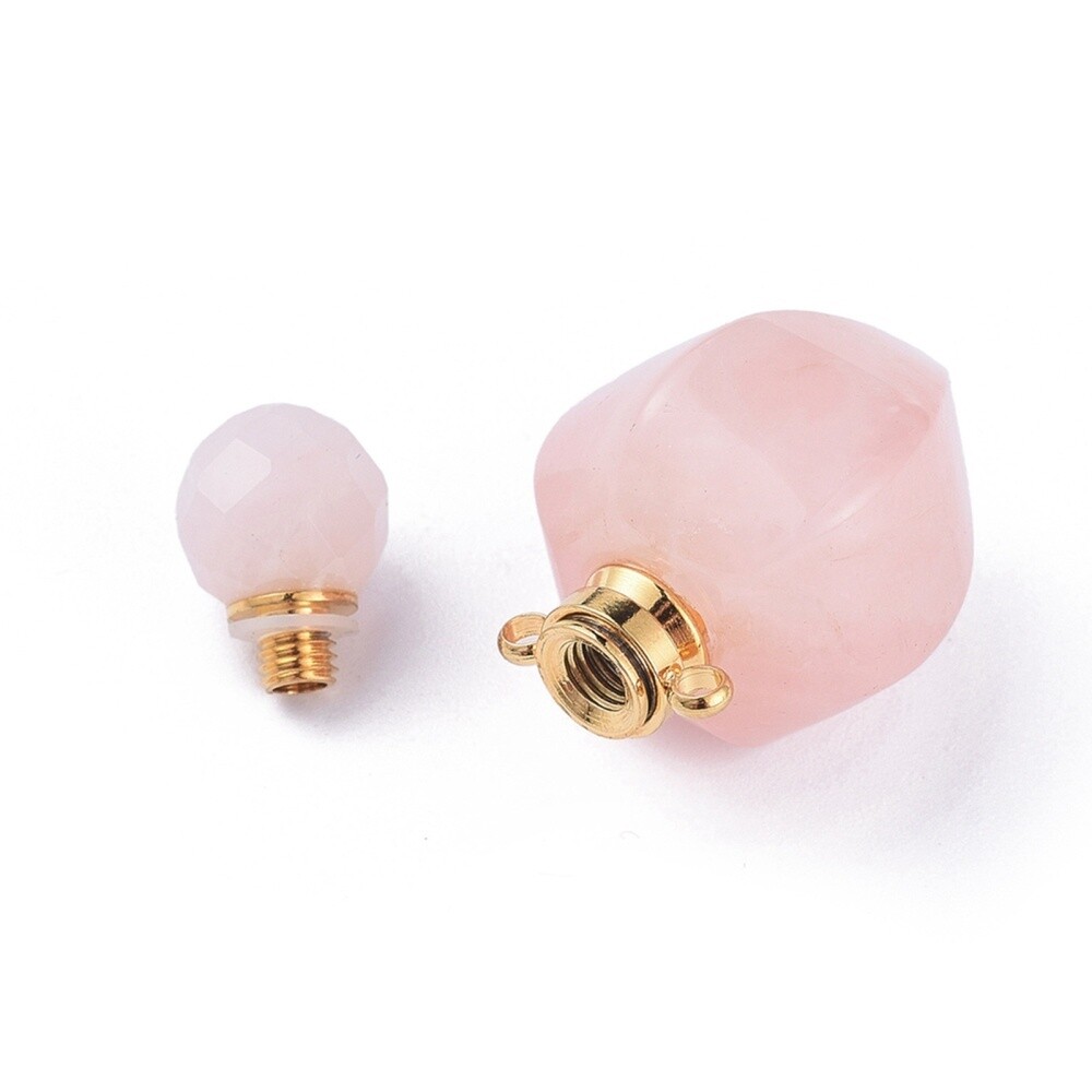 Rose Quartz Mini Perfume Bottle