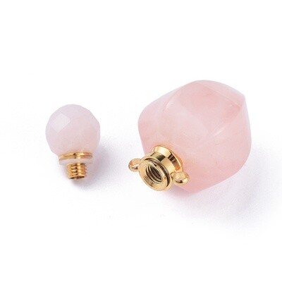Rose Quartz Mini Perfume Bottle