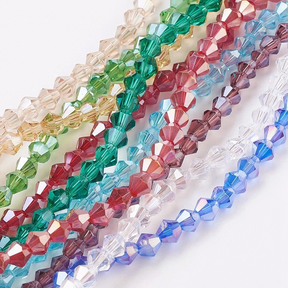 Bicone AB Mix - 4mm