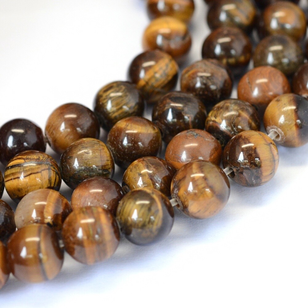 Tigers Eye Round - 4mm