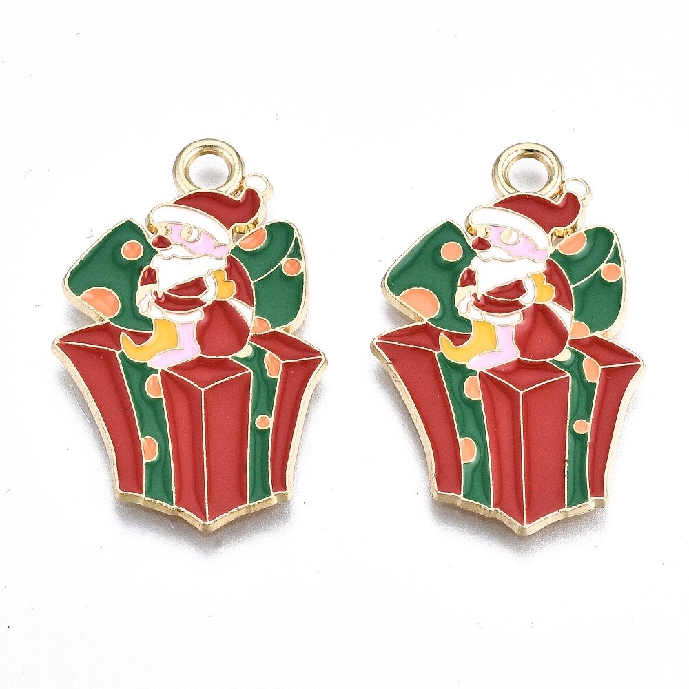 NZMH Enamel Christmas Box - 33x21mm