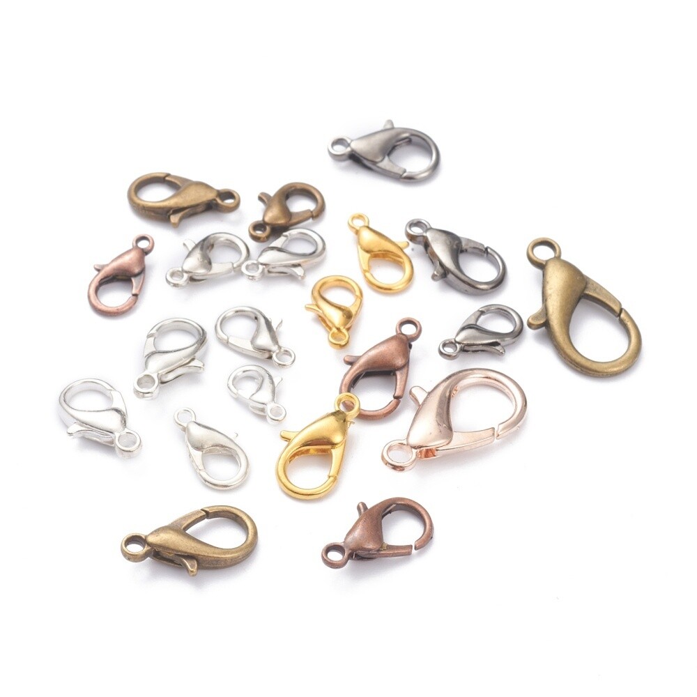 Inspiration Kit - Lobster Clasp Mix 10-21mm x 200 Pieces