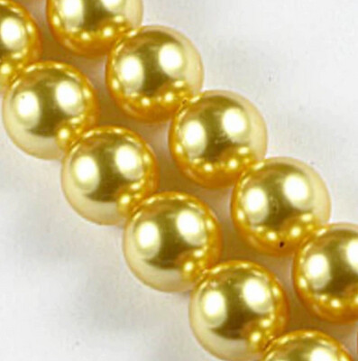 Swarovski Pearl - Gold 8mm