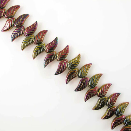 Czech Leaf - Volcano AB 8x18mm