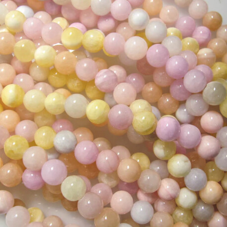 Jade Round - Pastels Mix 8mm