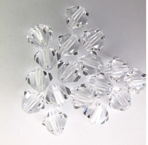 Preciosa Bicone - Crystal 6mm