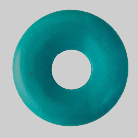Howlite Donut Pendant Necklace