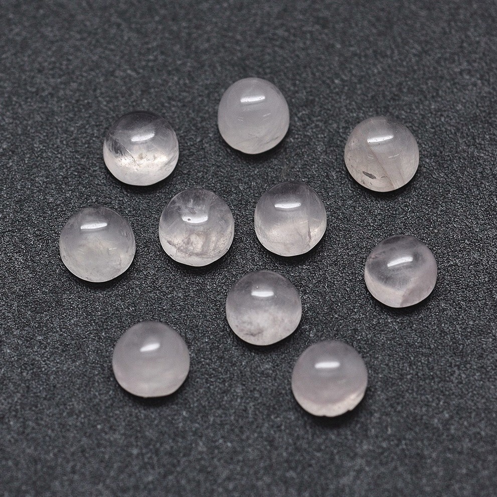 Rose Quartz Cabochon - 4mm