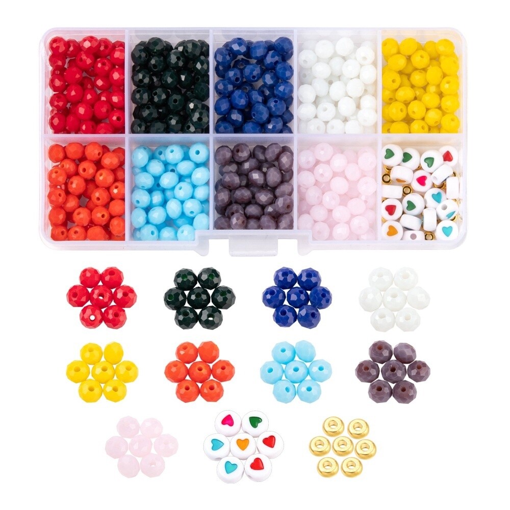 Bead Inspiration Kit - 360 Piece Rondelle Mix