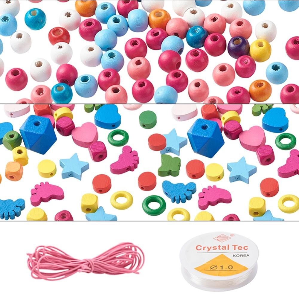 Inspiration Kit - 140 Piece Wooden Bead Kit