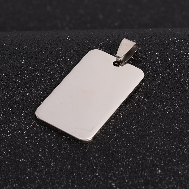 201 SS Rectangle Stamping Blank 33x22mm