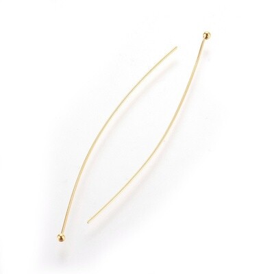 Ball Pin - Gold 50mm