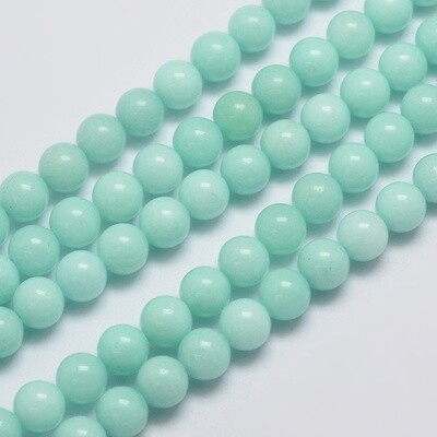 Malaysian Jade Round - Pale Turquoise 8mm