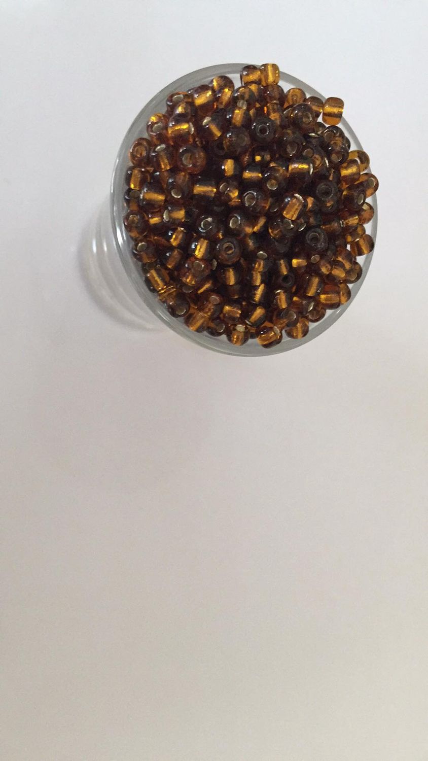 Seed Bead - SL Light Amber 8/0.