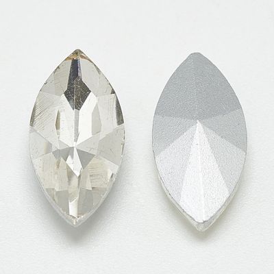 Horse Eye Rhinestone - Clear 6x3mm