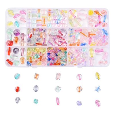 Bead Inspiration Kit - 265 Piece Transparent Mix