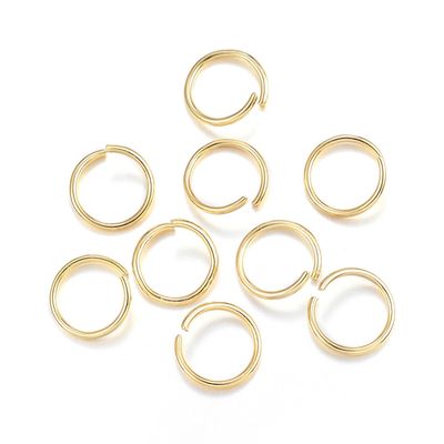 18K Gold Plate 304 SS Jump Ring - 10mm (1mm Thick)
