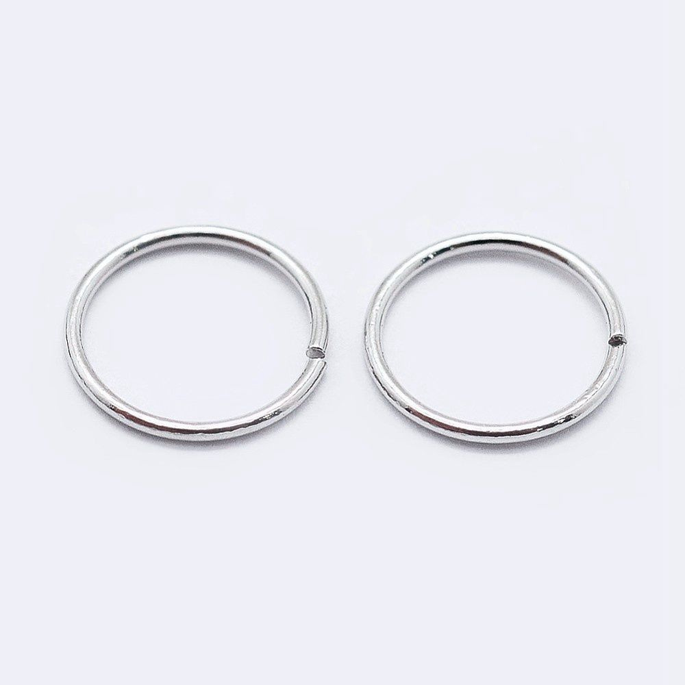 925 SS Rhodium Plated Jump Ring - 9mm (1mm)