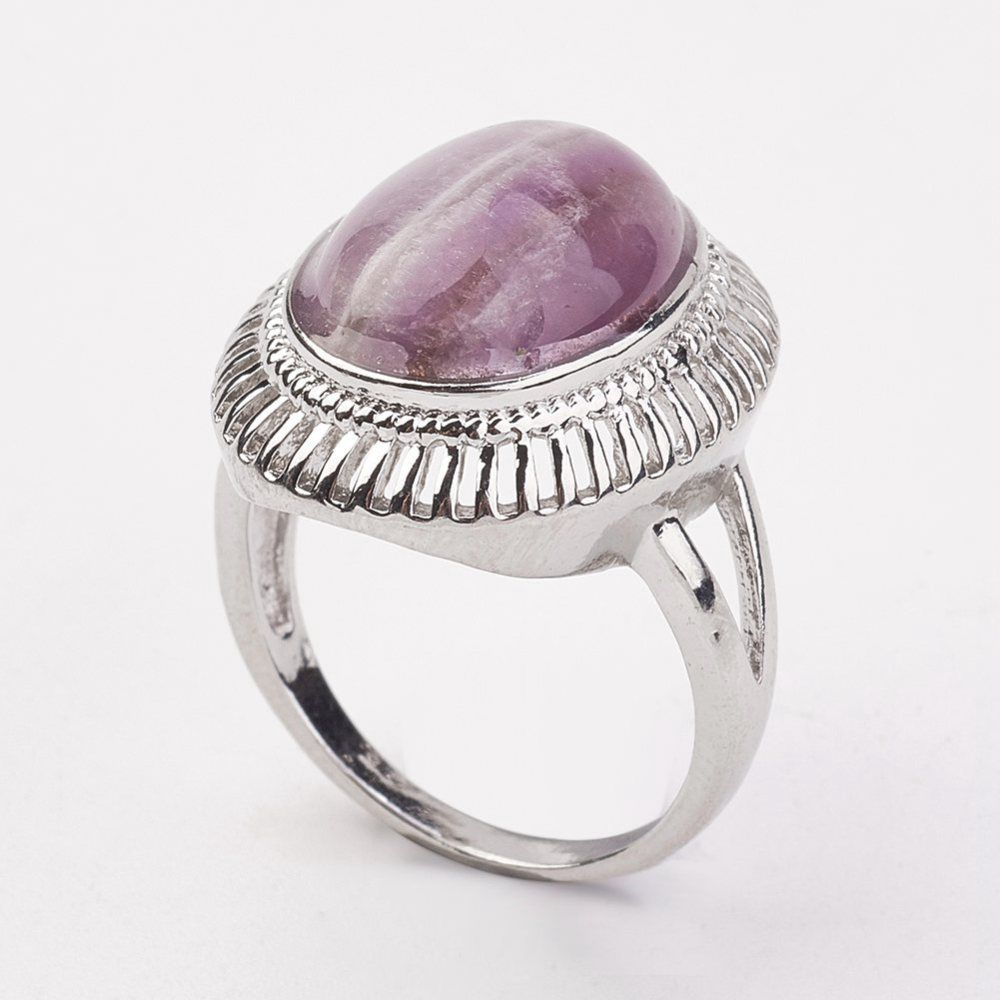 Oval Semi Precious Rings - Size 8