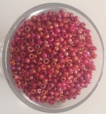 Seed Bead - Opaque Red AB 11/0