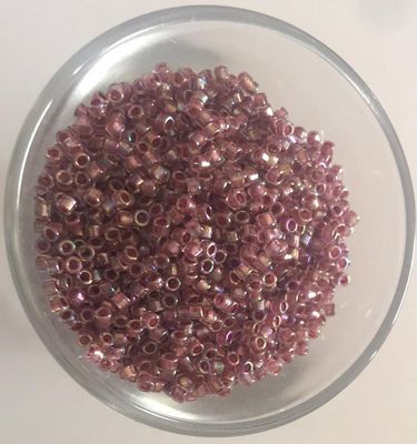 Seed Bead Delica - Opaque Antique Rose AB 15
