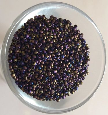 Seed Bead Toho - Titanium Dark Purple Iris 15/0 (Per 5gm)