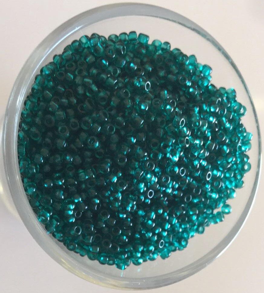 Seed Bead - Translucent Emerald 11/0