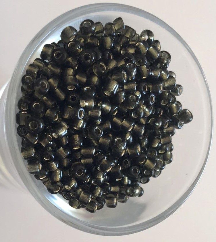 Seed Bead - SL Black Diamond 8/0.