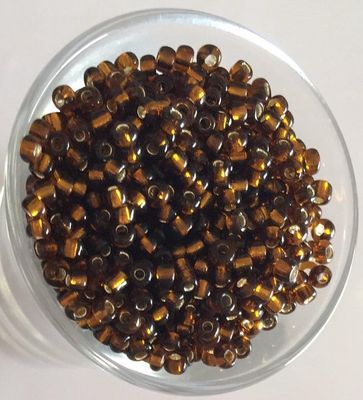 Seed Bead - SL Dark Amber 8/0