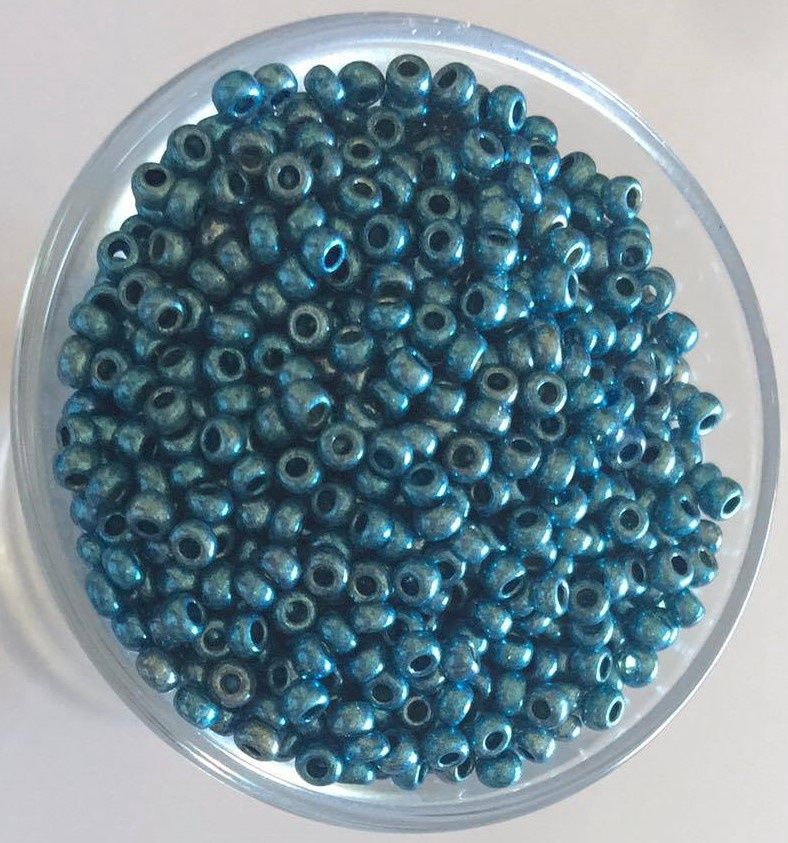 Seed Bead - Teal Lustre 8/0