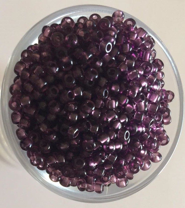 Seed Bead - Dark Amethyst 8/0