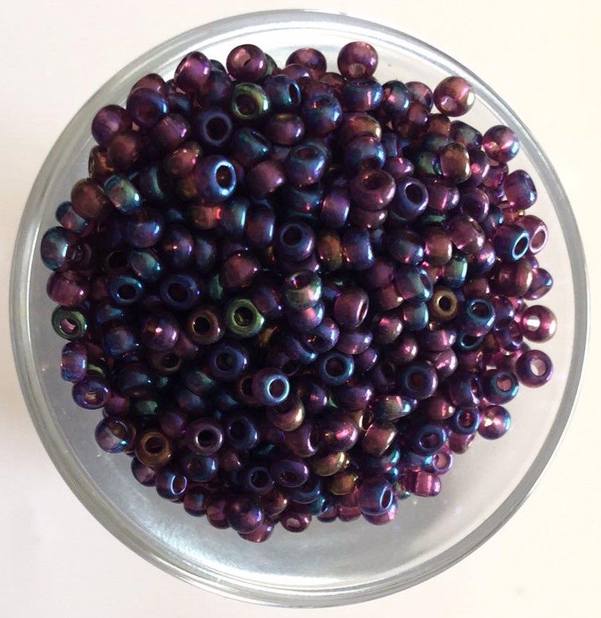 Seed Bead - Purple Iris 8/0.