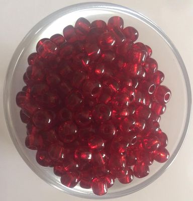Seed Bead - Translucent Dark Red 6/0