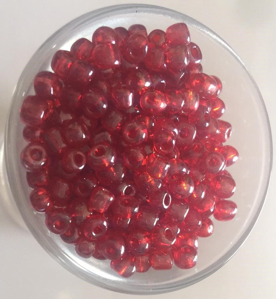Seed Bead - Red Lustre 6/0